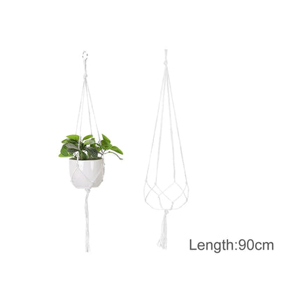 Hängender Pflanzer, Blumentopf, Pflanzenhalter, Makramee-Pflanzenaufhänger, Wandpflanzenhalter, Hängekorb, Blumenkorb, Balkondekorationen