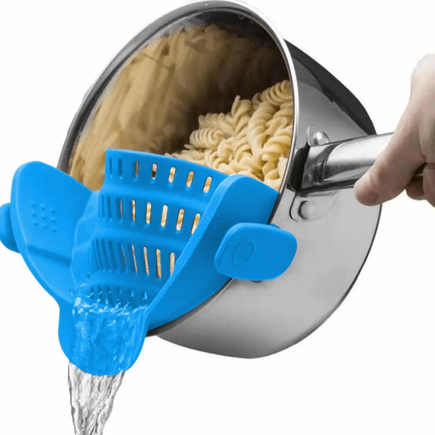 1 Stück, Sieb, Topfsieb, Verstellbares Clip-On-Sieb Für Töpfe, Pfannen Und Schüsseln, Küchentopfsieb