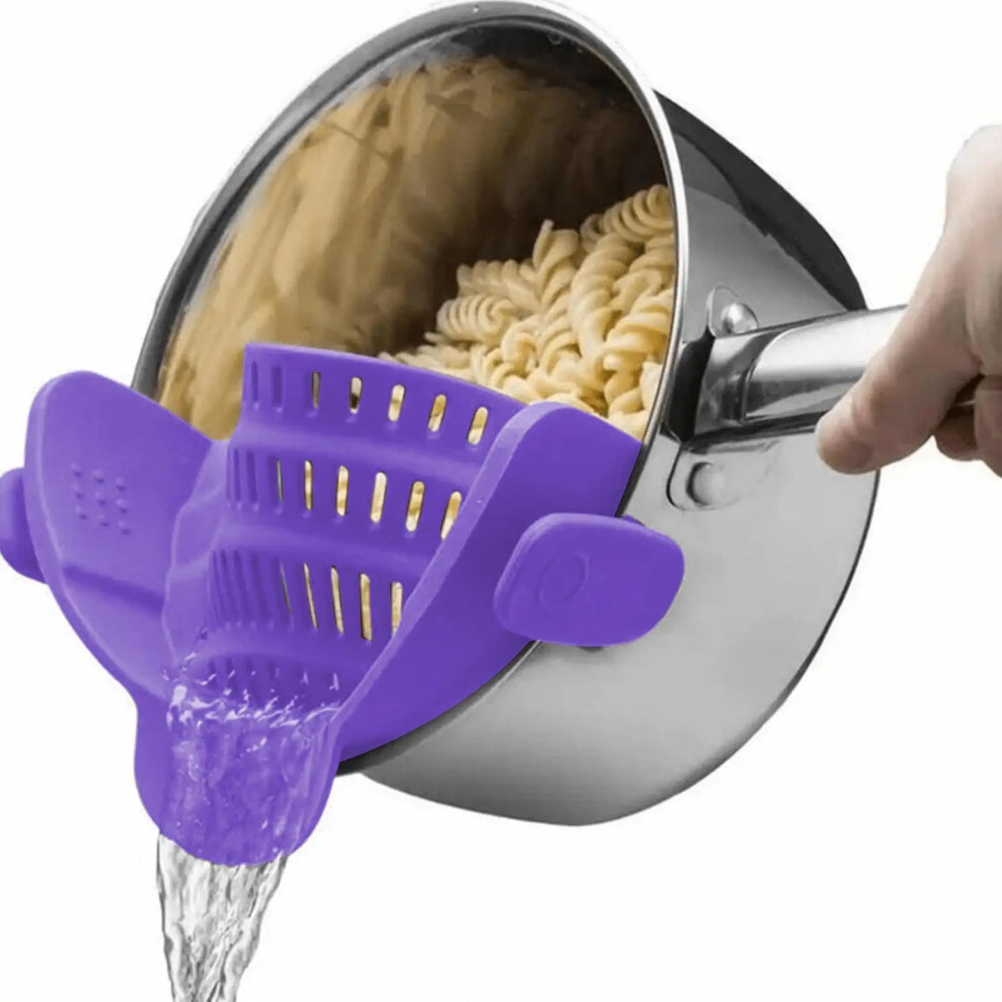 1 Stück, Sieb, Topfsieb, Verstellbares Clip-On-Sieb Für Töpfe, Pfannen Und Schüsseln, Küchentopfsieb