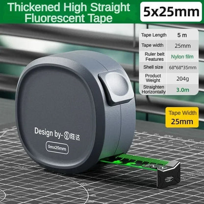 Mini Tape Measure Self-Locking Steel Tape 3/5/7/8/10M High Precision Retractable Gauging Meter Woodworking Ruler Measure Tools