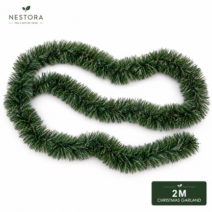 Premium Christmas Garland – 2M Artificial Pine Decoration