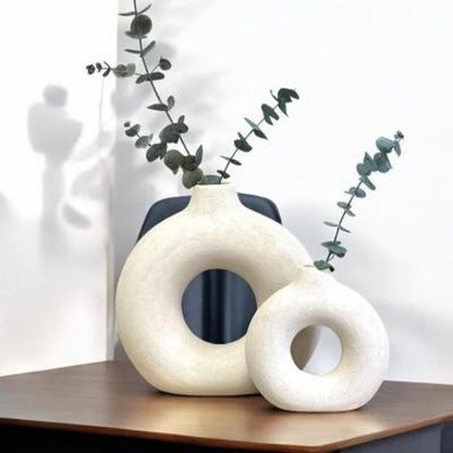 New Style Biscuit Vase Frosted Particle Flower Arranging Device
