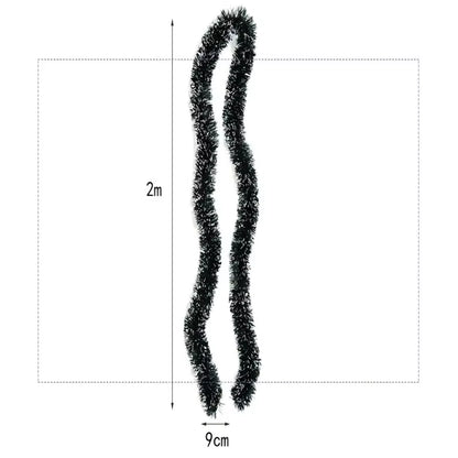1PCS 2M Heiligabend Dekoration Bar Tops Band Girlande Weihnachten Baum Küche Ornamente Hochzeit Party Dekoration Prop