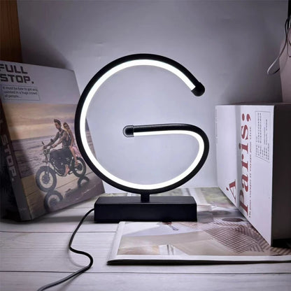 Kreatives Spiralförmiges Led-Nachtlicht, 3-Farbig, Dimmbar, Schreibtischlampe, Leselicht Für Wohnzimmer, Büro, Schreibtisch, Schlafzimmer, Nachttisch-Dekoration