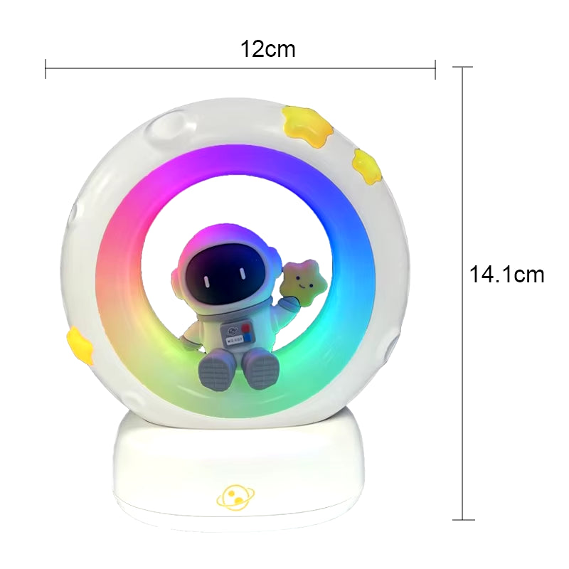 LED Nachtlicht Panda Astronaut Nacht Nacht Schlafen Nachtlichter USB Aufladen Silikon Kinder Geschenk Augenschutz Lampe Beleuchtung