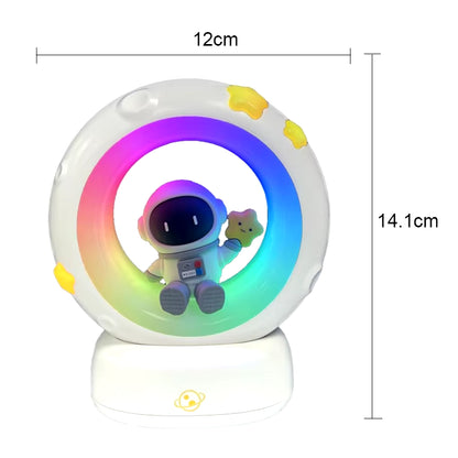LED Nachtlicht Panda Astronaut Nacht Nacht Schlafen Nachtlichter USB Aufladen Silikon Kinder Geschenk Augenschutz Lampe Beleuchtung
