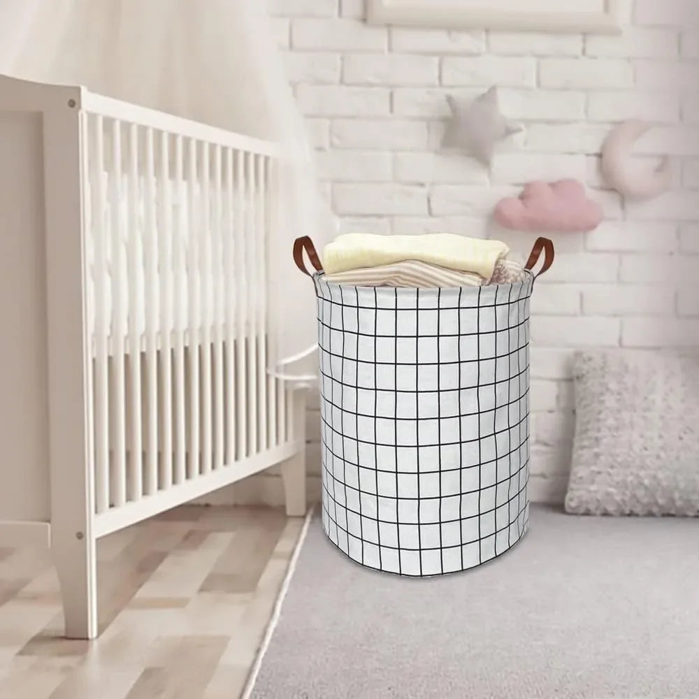 1Pc Schmutzige Kleidung Korb Wäsche Korb Tragbare Für Spielzeug Kleidung Lagerung Eimer Wasserdicht Wäsche Organizer