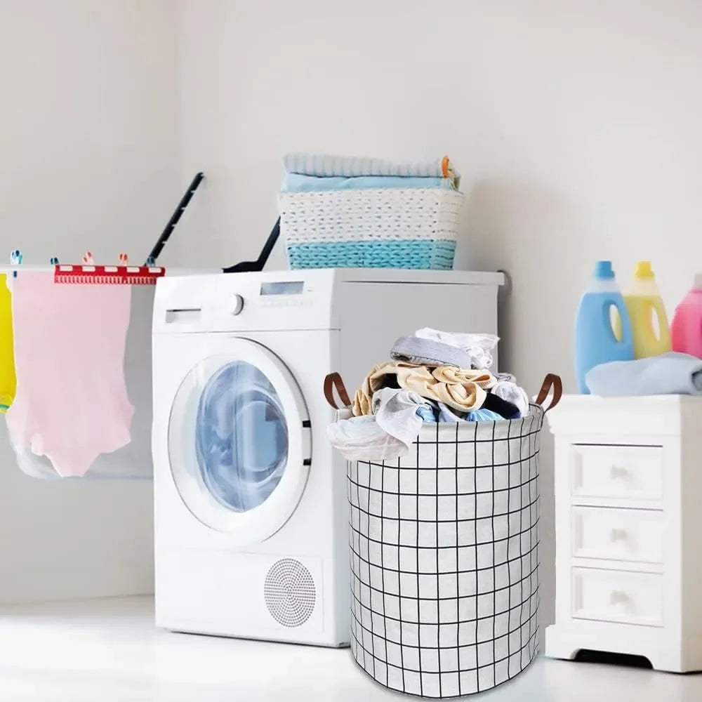 1Pc Schmutzige Kleidung Korb Wäsche Korb Tragbare Für Spielzeug Kleidung Lagerung Eimer Wasserdicht Wäsche Organizer