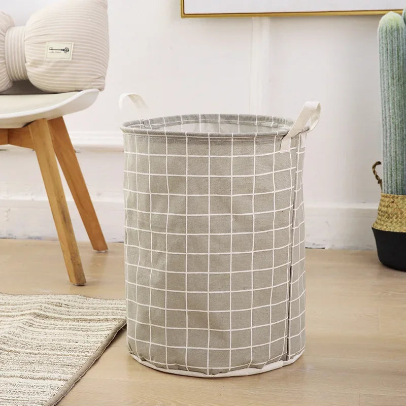 1Pc Schmutzige Kleidung Korb Wäsche Korb Tragbare Für Spielzeug Kleidung Lagerung Eimer Wasserdicht Wäsche Organizer