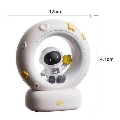 LED Nachtlicht Panda Astronaut Nacht Nacht Schlafen Nachtlichter USB Aufladen Silikon Kinder Geschenk Augenschutz Lampe Beleuchtung
