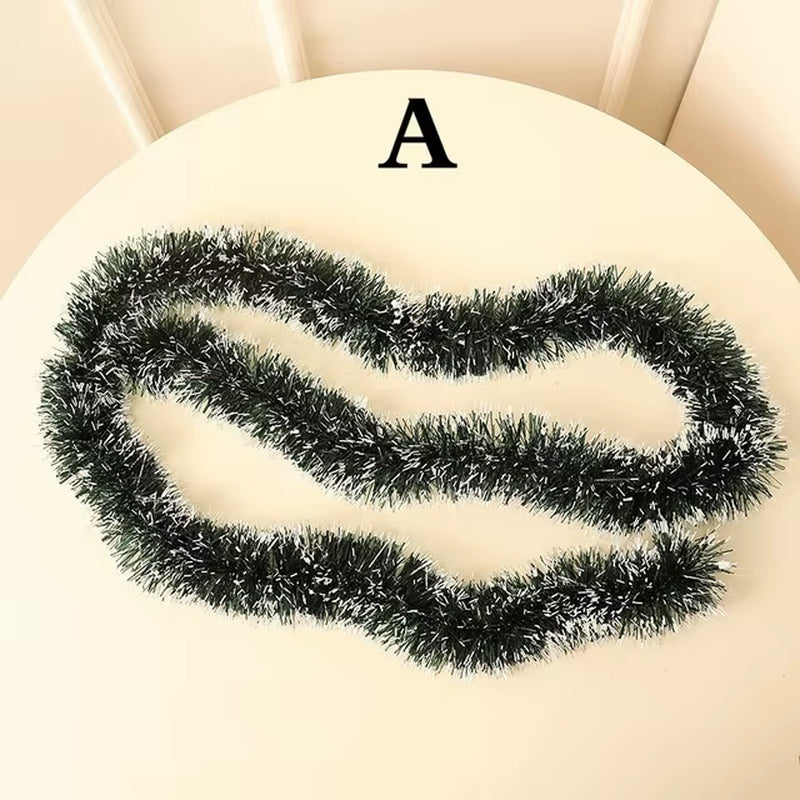 1PCS 2M Heiligabend Dekoration Bar Tops Band Girlande Weihnachten Baum Küche Ornamente Hochzeit Party Dekoration Prop