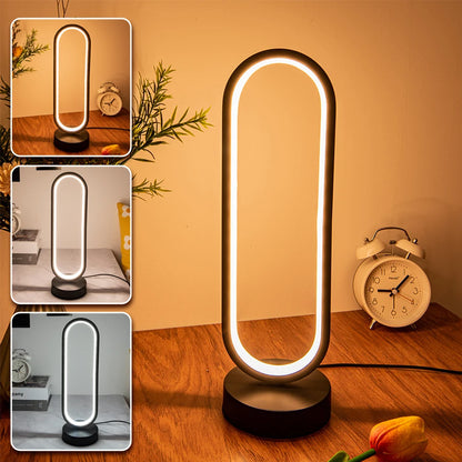 Kreatives Spiralförmiges Led-Nachtlicht, 3-Farbig, Dimmbar, Schreibtischlampe, Leselicht Für Wohnzimmer, Büro, Schreibtisch, Schlafzimmer, Nachttisch-Dekoration